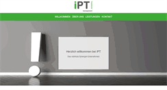 Desktop Screenshot of ipt-austria.com